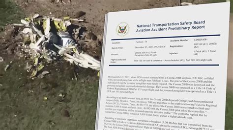 These reports contain very helpful information, however, they are no substitute for an independent investigation. . Ntsb accident reports